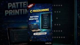 crochet triangle pattern |Pattern Printing-26 | #shorts #coding #cprogramming # viral