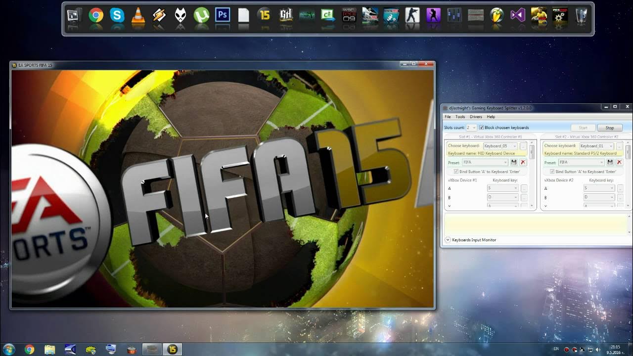 djlastnight's Gaming Keyboard Splitter Play games with multiple