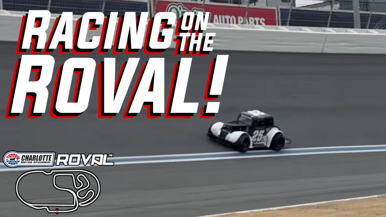 Я участвовал в гонках на легендарном автомобиле на крутых виражах трассы Charlotte Roval... и всё...