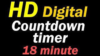 18 Minute HD Digital Countdown Timer (Silence mode)