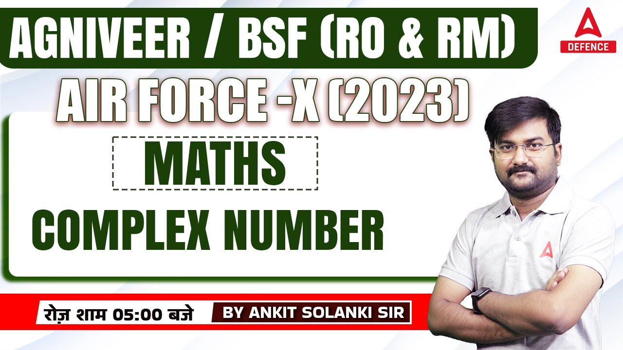 Math Classes Rwa Bsf BSF RO RM Online Classes | Agniveer Maths Classes | Complex Number ...