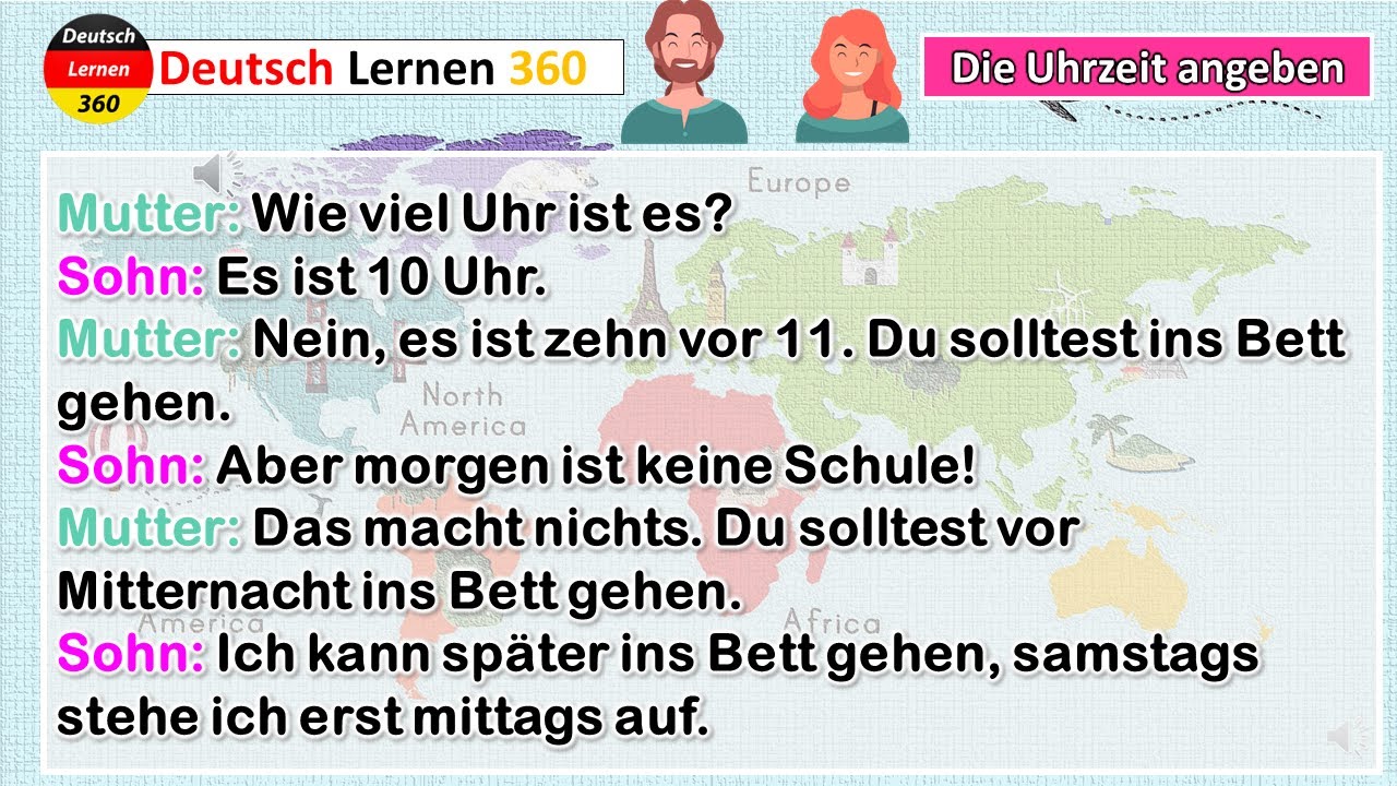 Deutsch lernen mit dialogen A1 Lektion 59 - YouTube