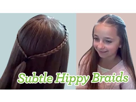 Subtle Hippy Braids Cute Girls Hairstyles Youtube