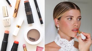 Sofia Richie Makeup Bag | Wedding Look with Natural, Minimal Bridal Products