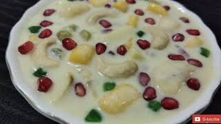 Fruit Custard Recipe | Dessert Summer