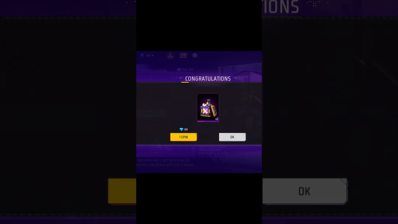 ff faded wheel 1 spin trick 👀 