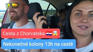 Chorvatsko 2023 🇭🇷 Šílená cesta domů 😳🤯😮‍💨 nekonečné kolony