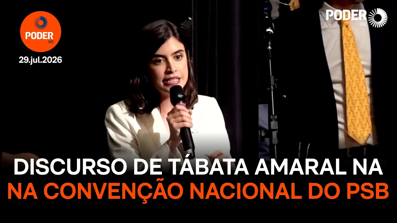 Assista e leia a íntegra do discurso de Tábata Amaral na convenção do PSB
