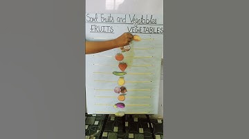 "Fruits🍉 and Vegetables🍆 Sorting Activity ll Fun Game" #art #music #trending #diy