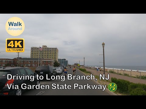 【4K60】 Driving - Driving to Long Branch, New Jersey via Garden State Parkway #3