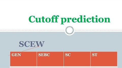 Cut Off prediction SCEW || OSSC Soil conservation extension worker||LOW cut off