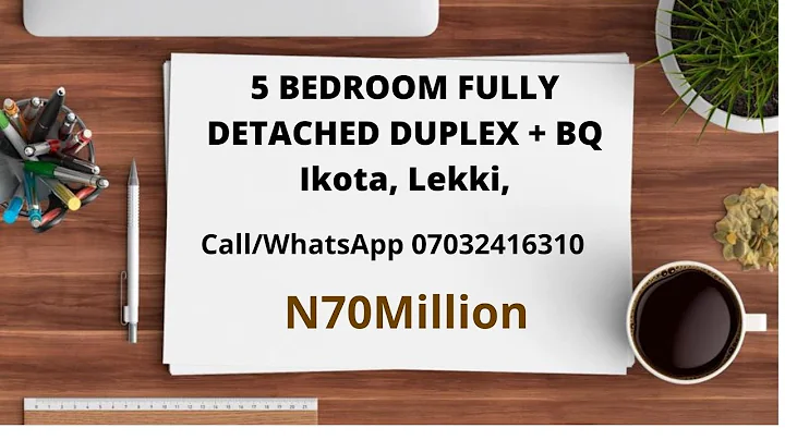5 BEDROOM FULLY DETACHED DUPLEX + BQ*   CNL, NEAR TMT Court, Ikota, Lekki, Close to 2nd Toll Gate