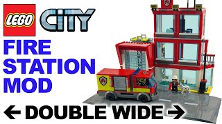 Lego City Fire Station MOD - Double width set 60320