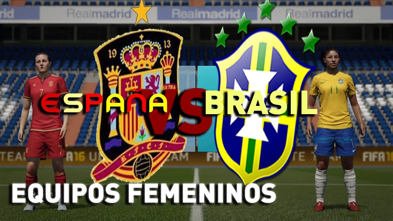 Fifa 16 Ps4 (Futbol Femenino)" ESPAÑA VS BRASIL"