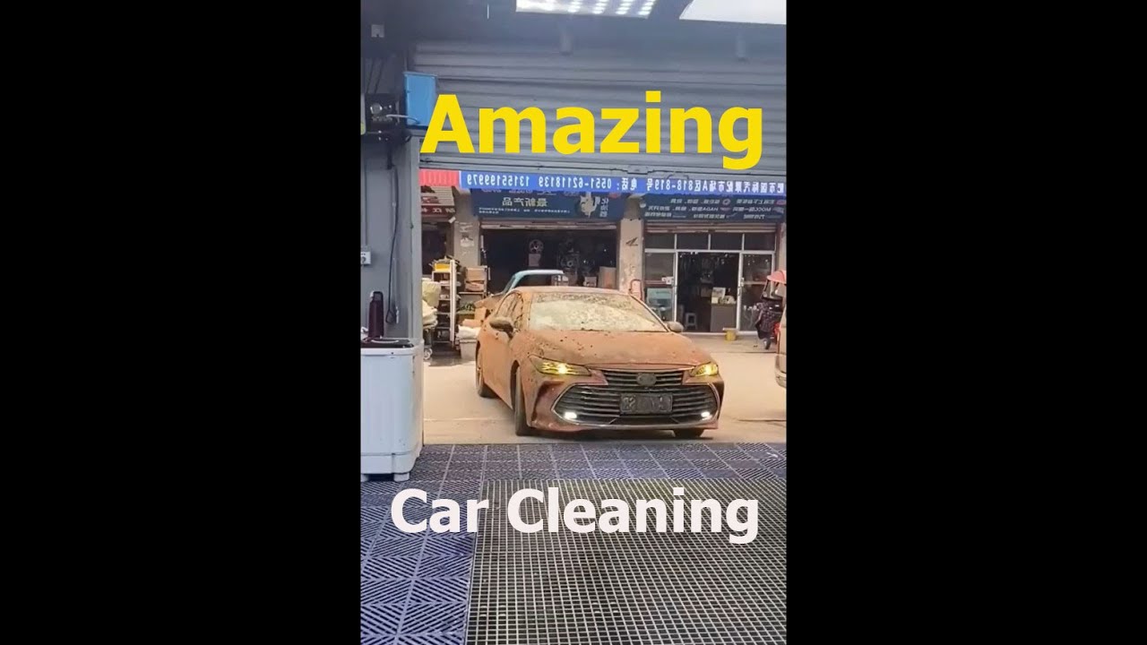 Amazing cleaning of very dirty car YouTube