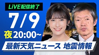 ウェザーニュースの配信のサムネイル画像