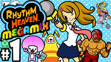 Rhythm Heaven Megamix 3DS Gameplay Walkthrough PART 1 New Best Collection! Nintendo HD English