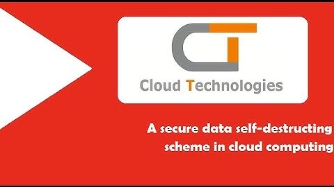 A secure data self destructing scheme in cloud computing