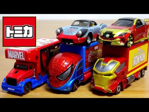 トミカ セブン&アイ特別仕様車 マーベル チューン スパイダーマン Tomica Spiderman & Ironman Marvel Tune It's a cool vehicle