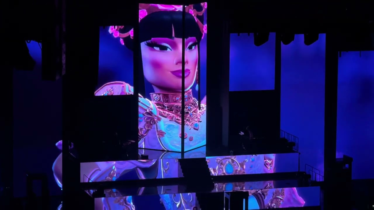 Ganja Burn (Video Interlude) - Nicki Minaj Live at The Climate Pledge Arena in Seattle 3/10/2024