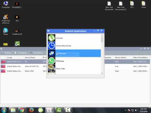 Android Remote Administration Tool (RAT)