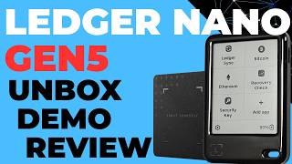 Ledger Nano Gen5 Cryptocurrency Hardware Wallet (Unboxing, Setup, Demo and Review)