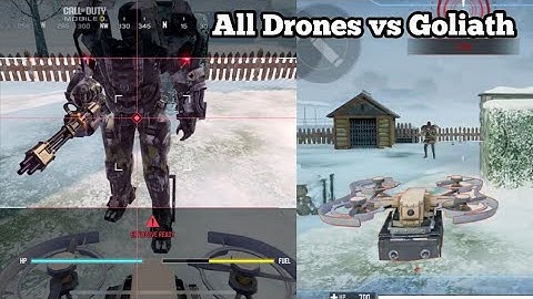 All Drones vs XS1 Goliath Scorestreak in COD Mobile | Call of Duty Mobile