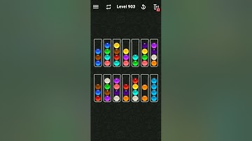 Ball Sort Color Water Puzzle Solution Level 903