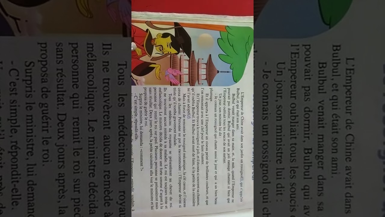 Lecture : Le rossignol de l'empereur. p: 142