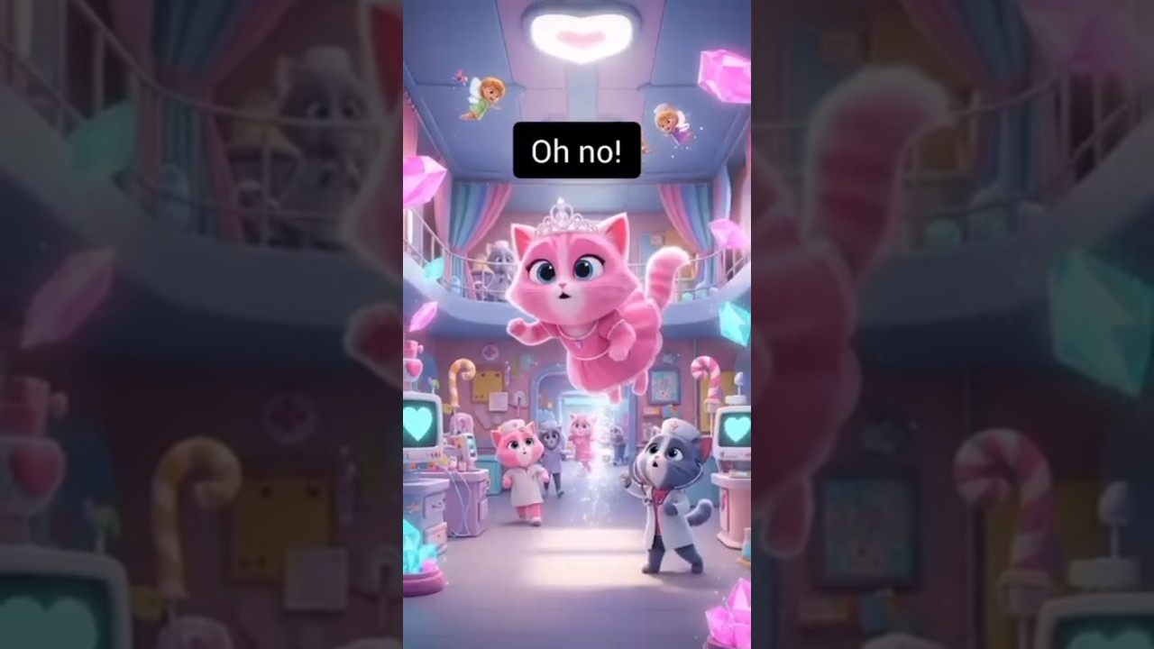 Pink Princess Cat’s Magical Hospital Rescue 🩷✨  Cute Kids Story for Families 