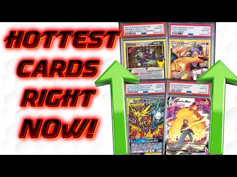 Top 10 Hottest Pokemon Cards Of The Week! Over 500% Now??? - YouTube