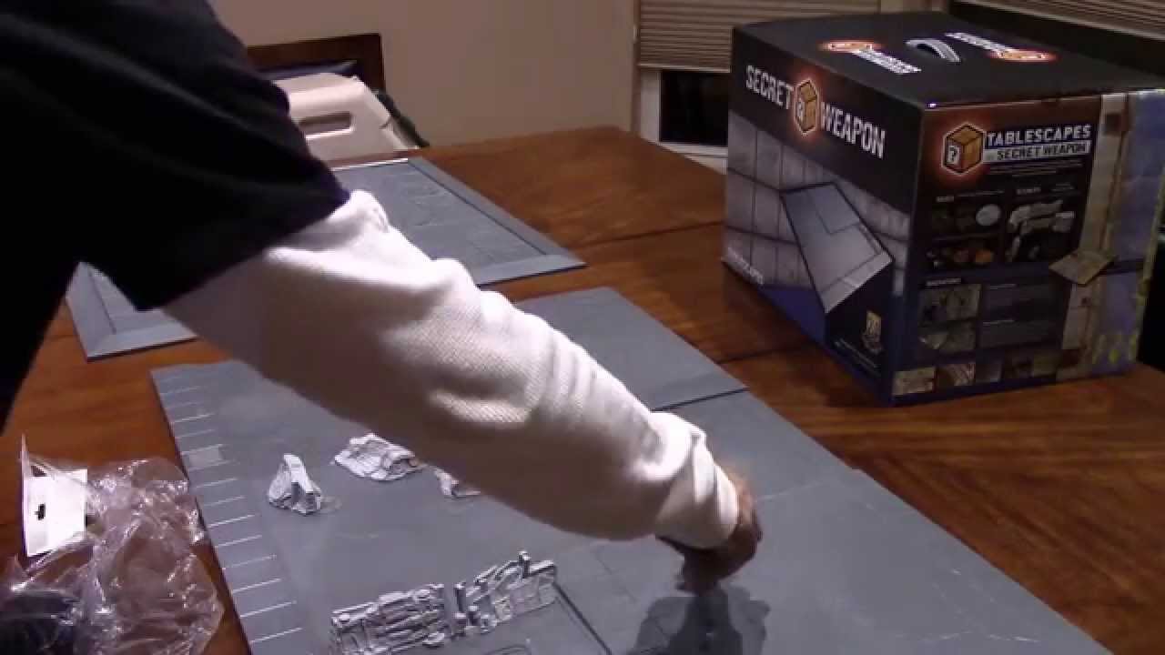 Secret Weapon Miniatures Tablescapes Unboxing