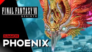 Final Fantasy 7 Rebirth - PHOENIX Summon Boss Fight (Full Might) |【XCV//】