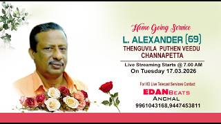 L Alexander 69  Funeral Service On 17032026  New Life Tv 