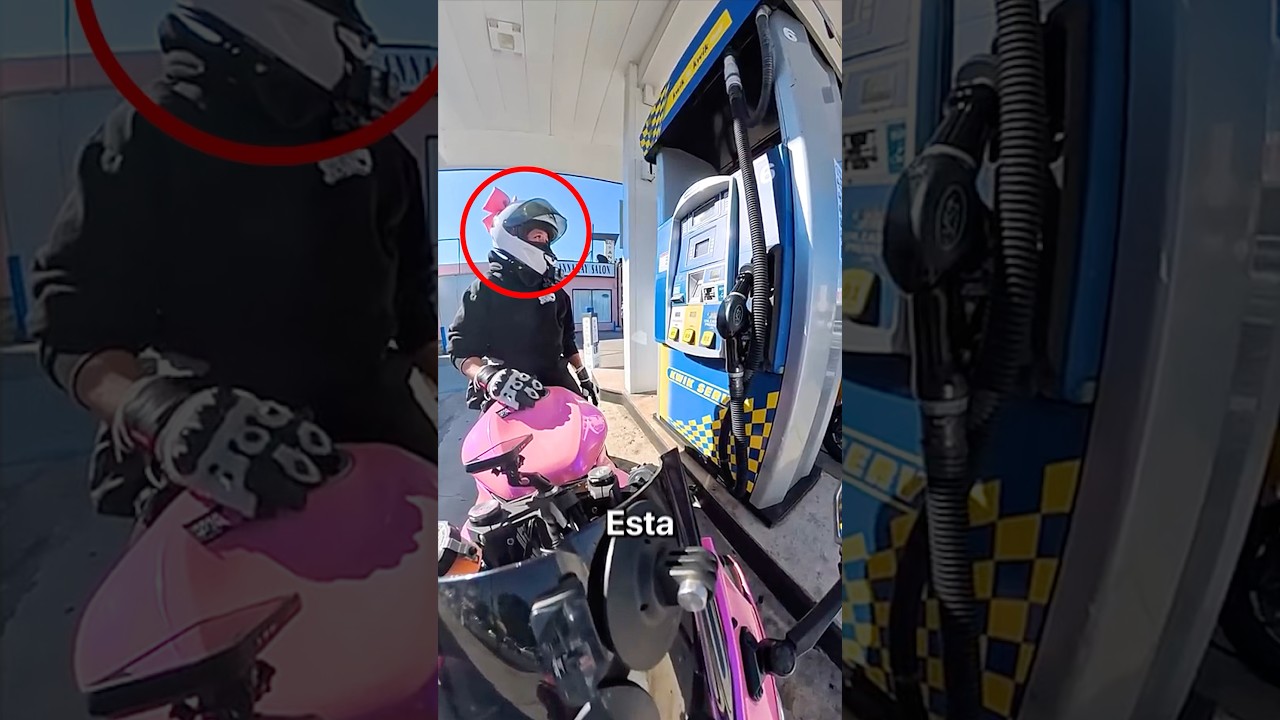 Está motociclista merece el cielo ❤️