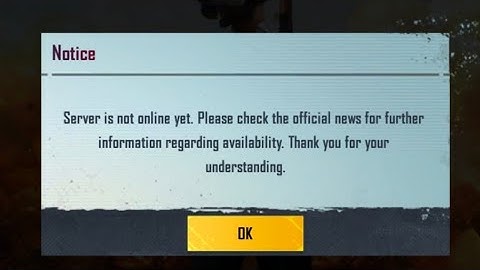 official Bgmi return confirm..bgmi server is not online yet.check official news