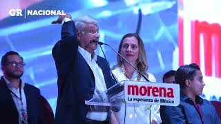 Discurso completo de AMLO tras ganar la elección Zócalo | 2 de julio de 2018