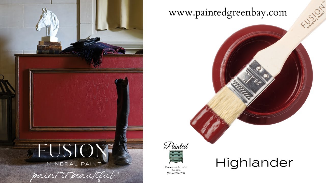 Fusion Mineral Paint in Highlander. Let's get to know this color. 