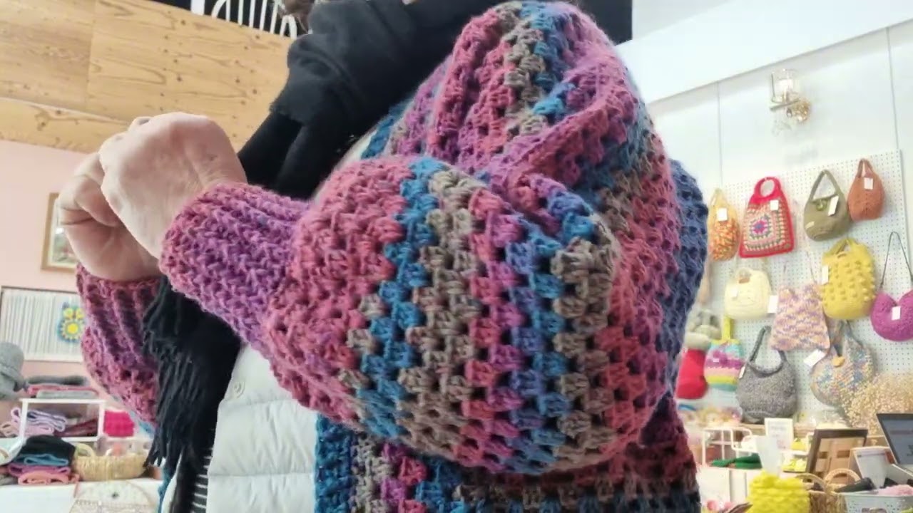 (코바늘)핵사콘 가디건입니다( #6)