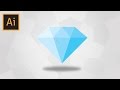 How to draw a simple diamond in adobe illustrator