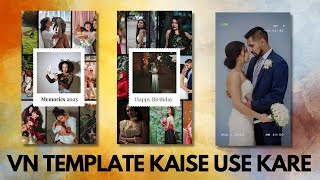 Use Template In Vn Video Editor | Make Trending Reels In VN App | Make Story Video In VN App | screenshot 5