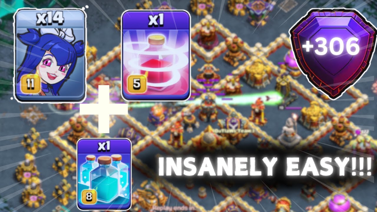 MASS BROOM WITCH with Recall IS WAY TOO OP | Best and Easiest Th 16 Attack Strategy| Clash of Clans