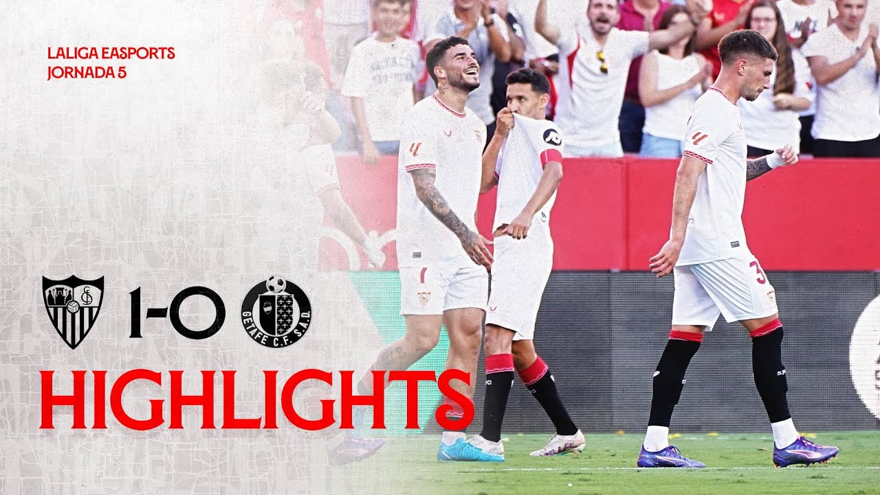 Sevilla FC vs Getafe CF (1-0) LALIGA | Resumen - YouTube