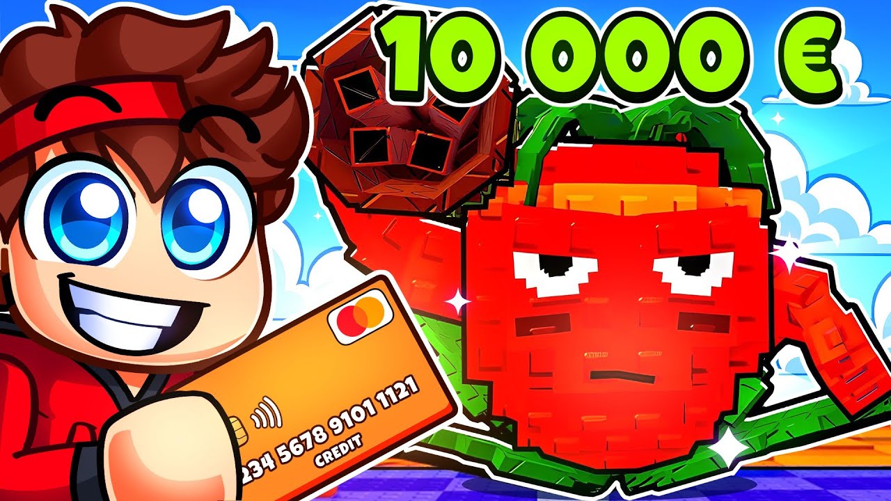 J'ai dépensé 10 000 € pour ACHETER le Commando APPLE de Roblox Plantes ...