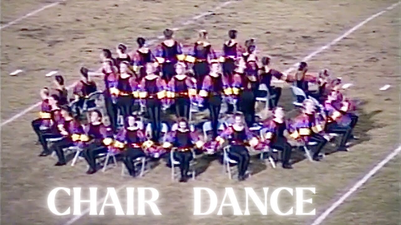 CHAIR DANCE - Drill Team performance @ away game