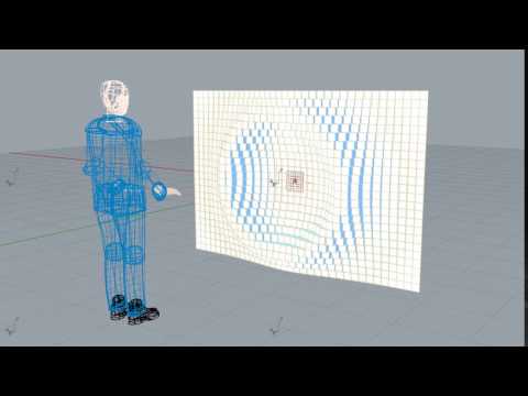 Experiments with Grasshopper - Circular waves