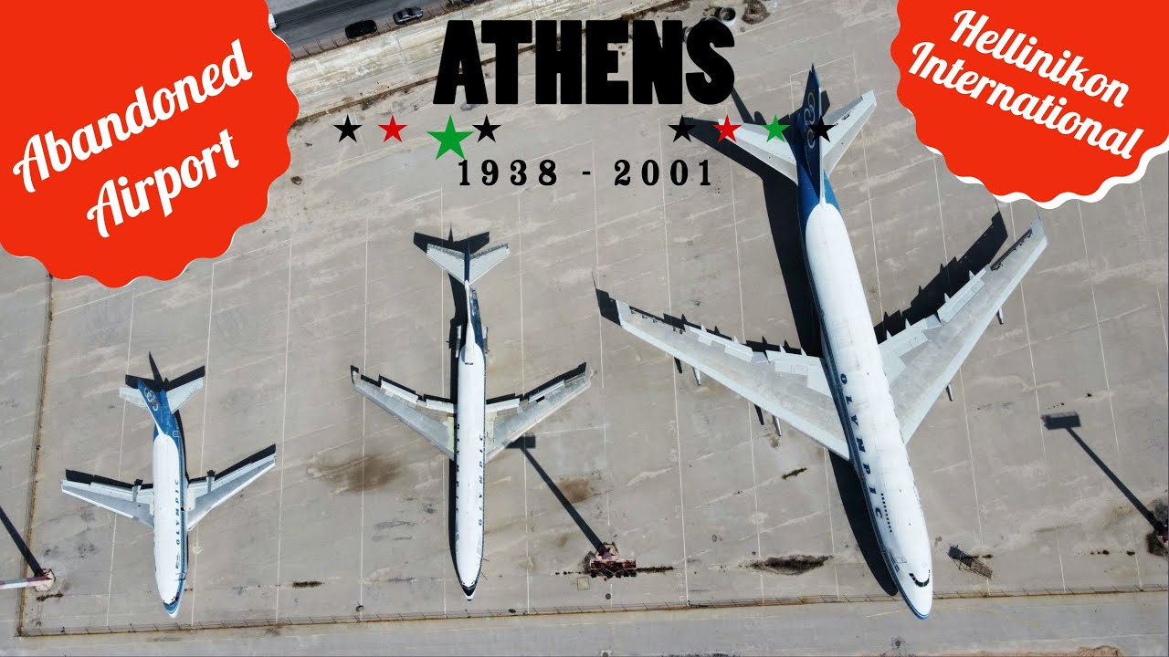 Old International Airport Athens - Drone Video 2022 (Abandoned Hellinikon)