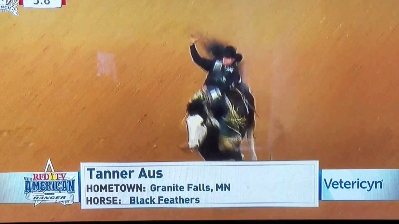 Tanner Aus on C5 Rodeo's Black Feathers - 2017 the American - YouTube