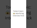 Day 7 🔥 Java String Trick Most Beginners Fail 😱 #day7