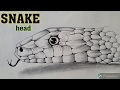 How to draw a snake head step by step. ( sudhir rising artist)